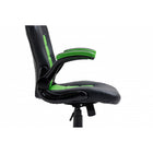 Brassex - Chaise de jeu Nasir, noir/vert-10