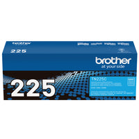 Brother − Cartouche de toner TN225C − cyan − Haut rendement-Le toner cyan produit des documents vifs et colorés