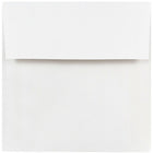 JAM Paper Enveloppes carrées standard à fermeture gommée, 5 x 5 po, blanc, 100/pqt-Blanc