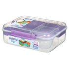 Sistema – Contenant-repas Bento Cube TO GO™, 1,65 l, couleurs variées-Empilable et lavable dans le panier supérieur du lave-vaisselle