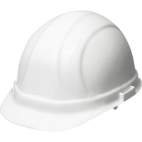 Omega II - Casque dur, homologué CSA Type 2 ajustement à coulisse latérale, classe E, blanc-Homologué CSA Type 2