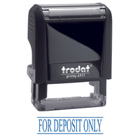 Trodat - Timbre autoencreur Printy ''FOR DEPOSIT ONLY'' sans incidence sur le climat 4911-Timbre de qualité supérieure avec encre non toxique à base d'eau