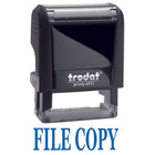 Trodat - Timbre autoencreur Printy ''FILE COPY'' sans incidence sur le climat 4911-Timbre de qualité supérieure avec encre non toxique à base d'eau  