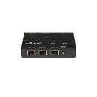 StarTech  Extenseur vidéo VGA à 4 ports par câble cat. 5, 150 m (492 pi)-Conçu spécialement pour l’extenseur vidéo VGA par câble cat. 5 série ST121, l’émetteur ST1214T est l’une des nombreuses options qui vous sont offertes pour mettre au point un extenseur et distributeur VGA adapté à vos besoins, qu’il s’agisse d’affichage dynamique numérique ou de vidéoconférence.