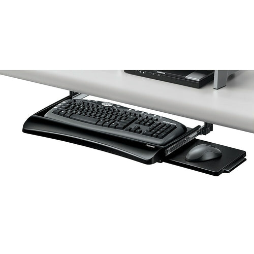 Plateau pour clavier, extensible sous le bureau, avec pince en C, grande  taille