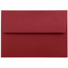 JAM Paper - Ensemble de papeterie 25 cartes blanches et 25 enveloppes A2 - Rouge foncé - lot de 25-Taille : A2 (4,375 x 5,75 pouces)