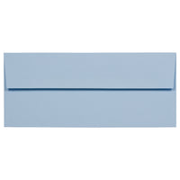 JAM Paper Enveloppes livret pour invitations avec fermeture gommée, 4 1/8 x 9 1/2 po, bleu poudre, 1000/paquet-Bleu poudre