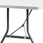 Flash Furniture – Table pliante de 96 po, blanc granite (RB3096)-Places assises jusqu'à 10 adultes