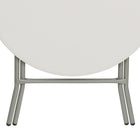 Flash Furniture – Table pliante de 31,5 po de diamètre, blanc (RB32RGW)-Table pliante de 2,67 pieds