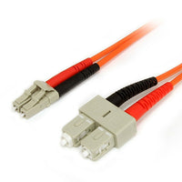 StarTech  Câble de raccordement à fibre optique 62,5/125 duplex multimode LC, SC, 3 m-Peut maximiser l’utilisation du conduit de câblage tout en minimisant les problèmes d’installation